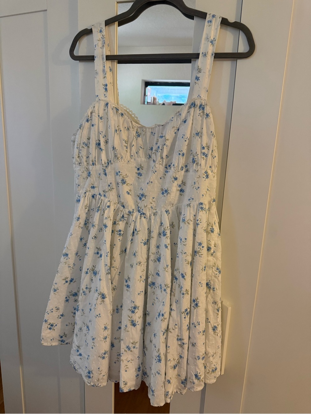 Altar’d State Blue Floral Sundress Blue Flowers NEW XL minidress